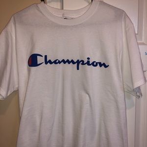 Champion script tee